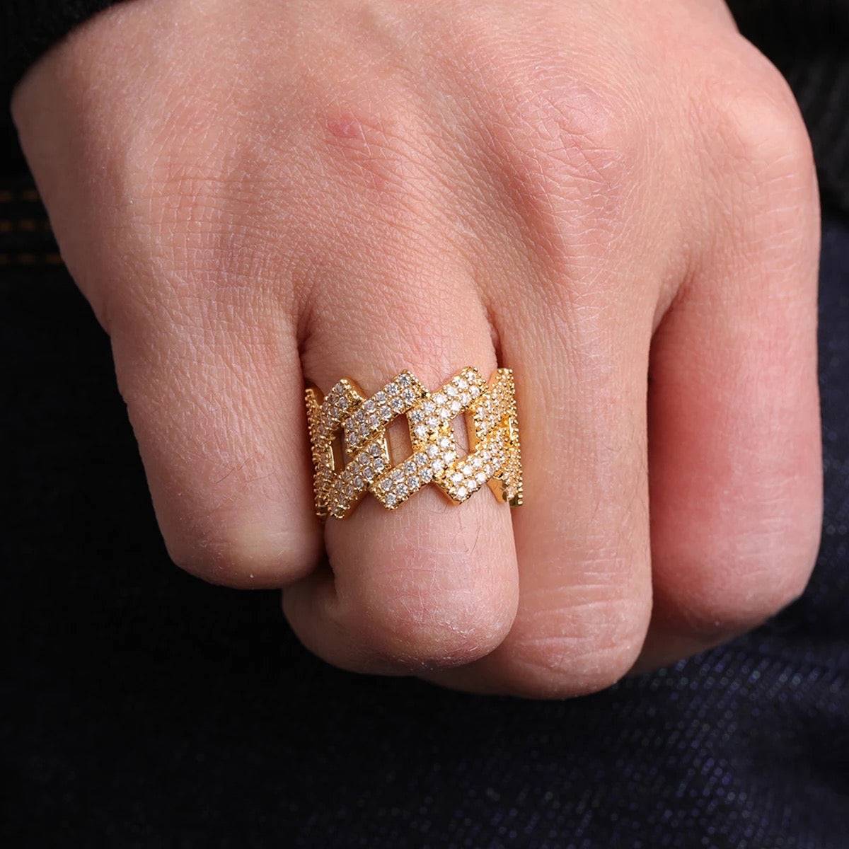 Anello “Prong Cuban”