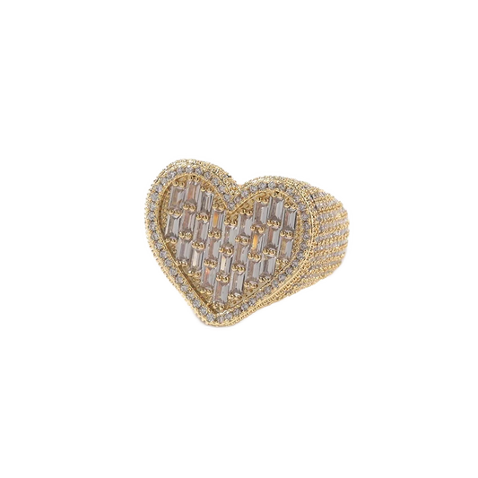 Anello Baguette Heart