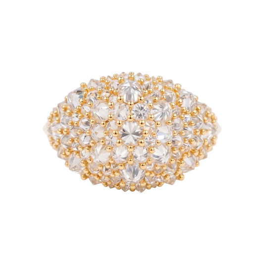 Anello "Reverse Spike" Argento 925 & VVS Moissanite