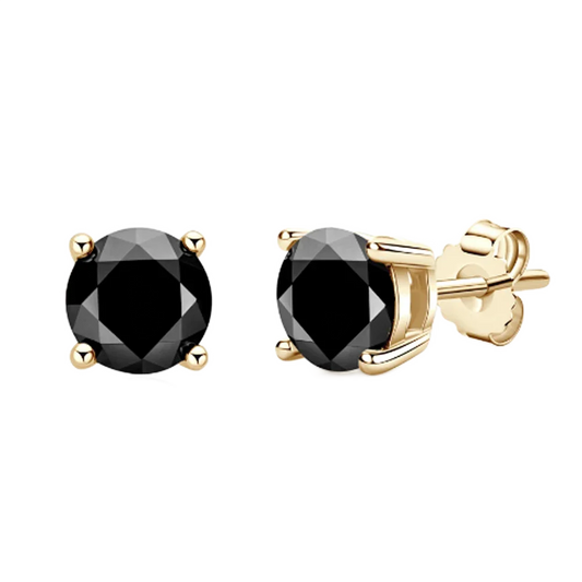 Orecchini Punto Luce Dark Argento 925 & VVS Moissanite