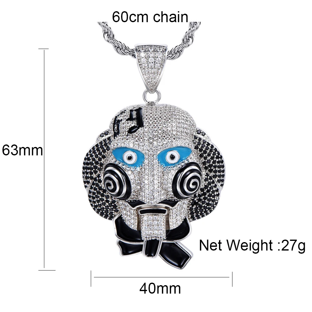 Ciondolo "Saw Blue 69"