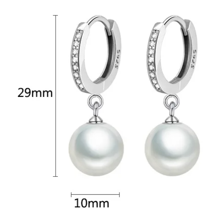 Orecchini "Savage Pearl" Argento 925 & Zirconi