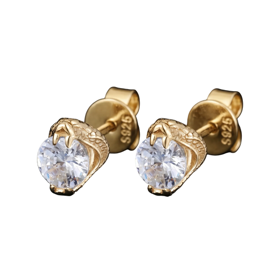 Orecchini Punto Luce "Snakes" Argento 925 & VVS Moissanite