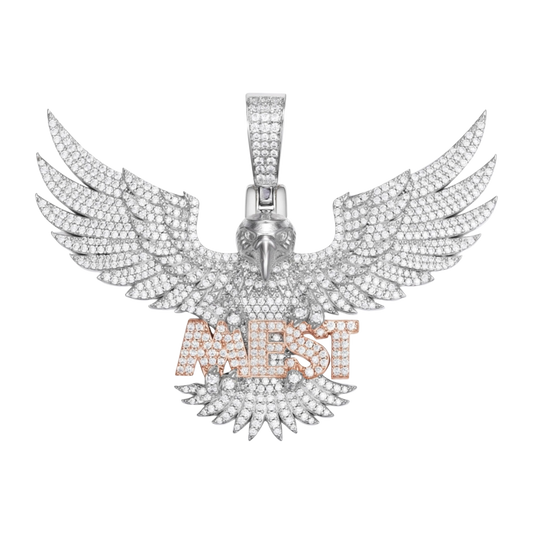 Ciondolo Custom "Eagle" Argento 925 & VVS Moissanite