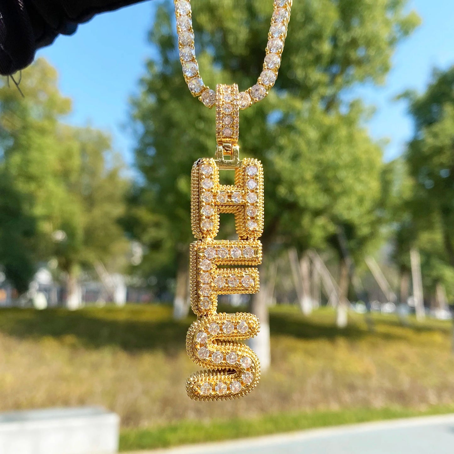 Ciondolo Custom "Vertical 3D"