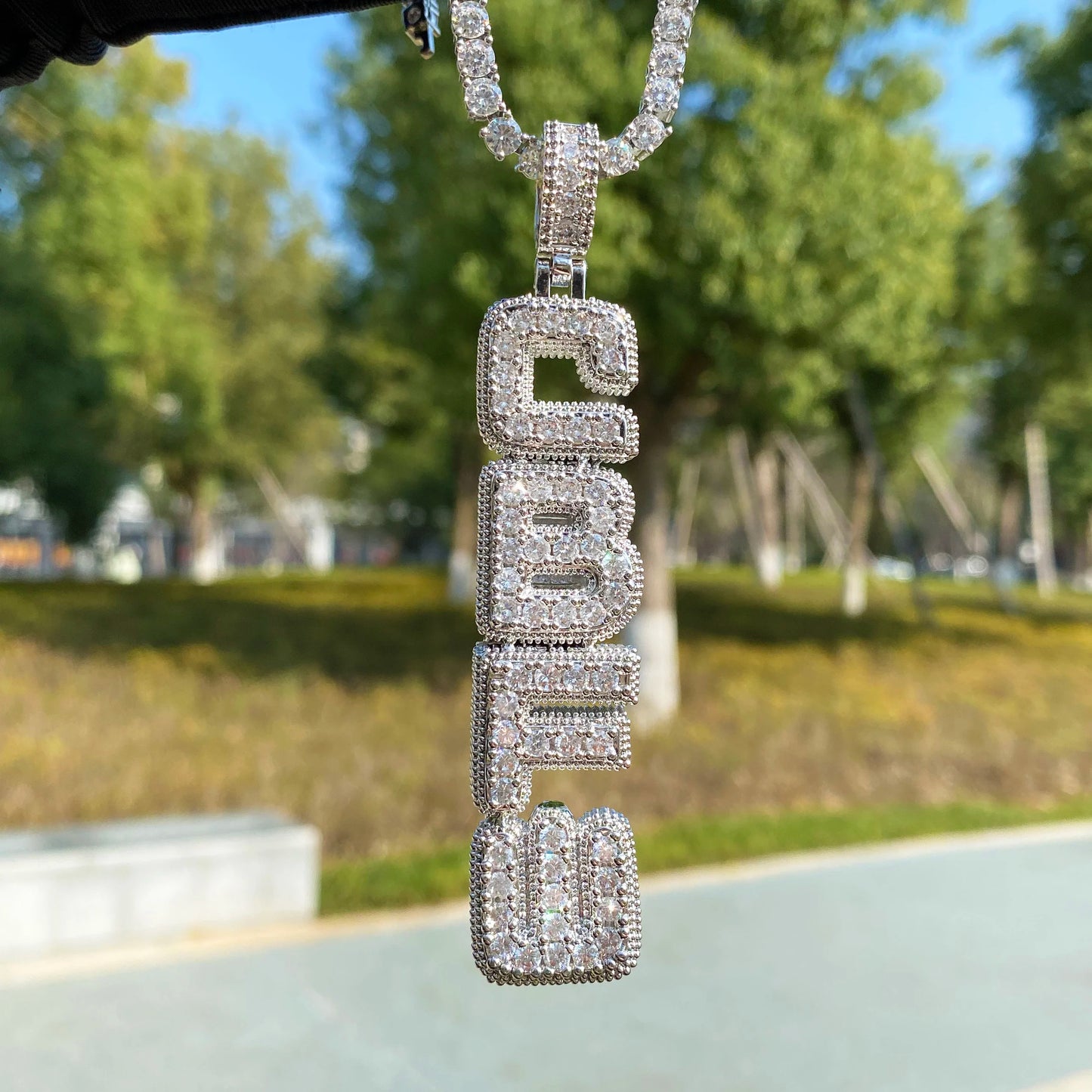 Ciondolo Custom "Vertical 3D"