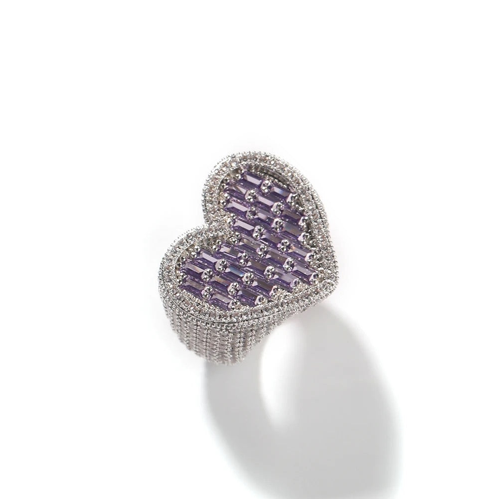 Anello Baguette Heart