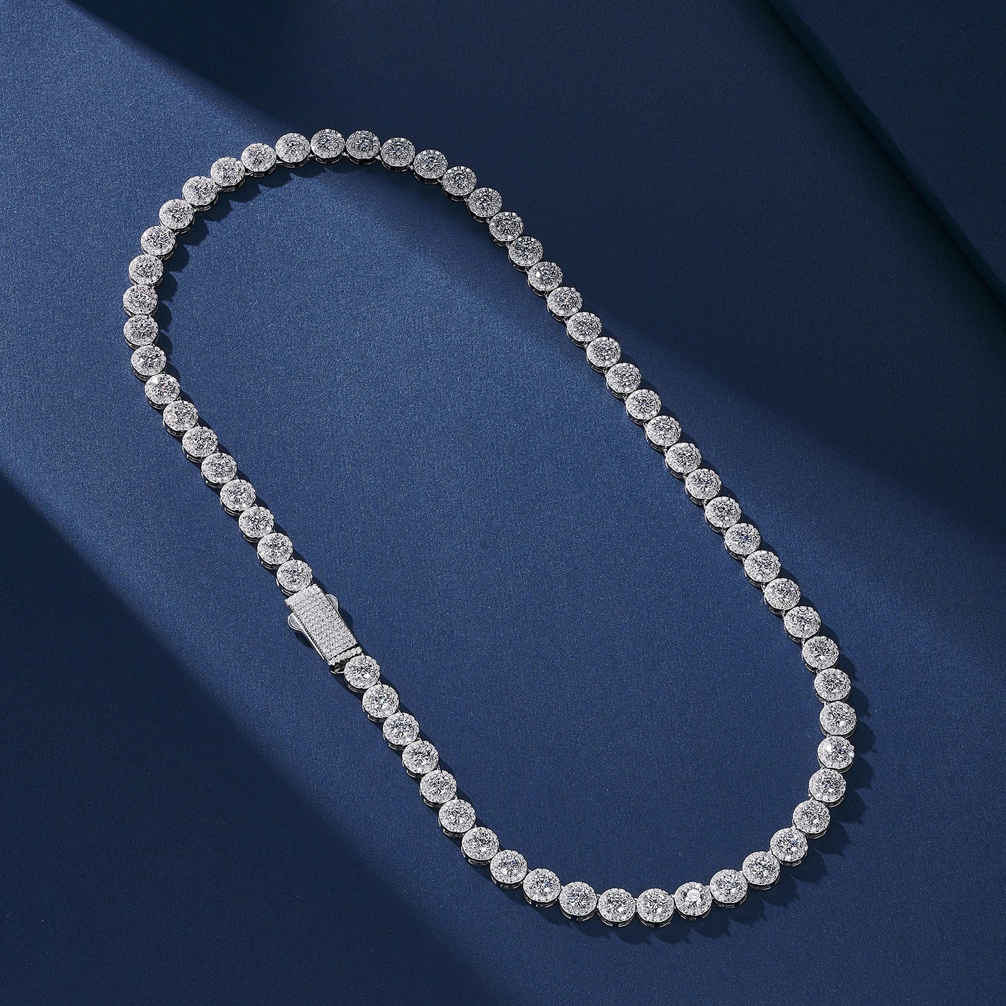 Collana "Angel" 7mm Argento 925 & VVS Moissanite