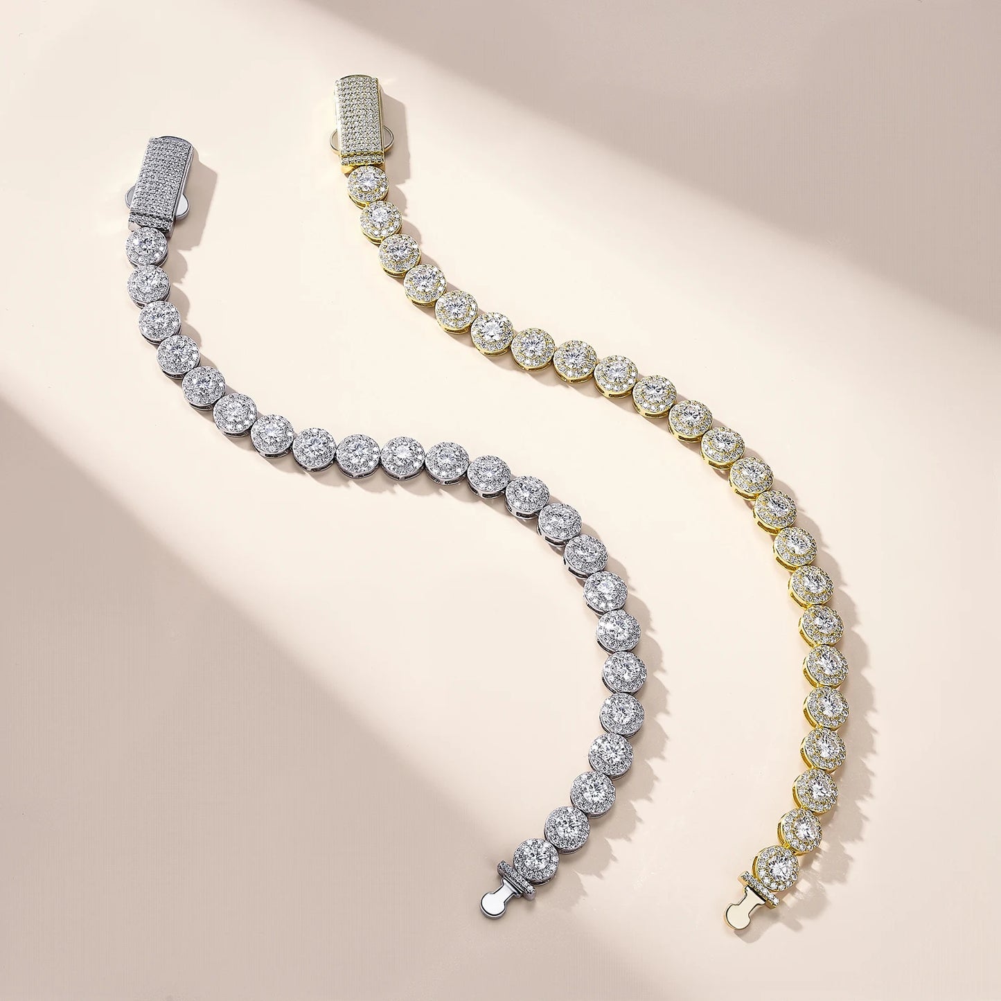 Bracciale "Angel" 7mm Argento 925 & VVS Moissanite