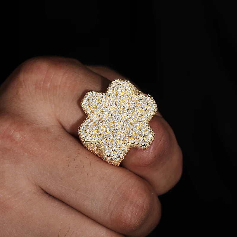 Anello “Snowflake” Argento 925 & VVS Moissanite