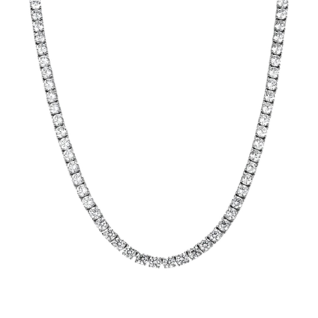 Collana Tennis Argento 925 & VVS Moissanite
