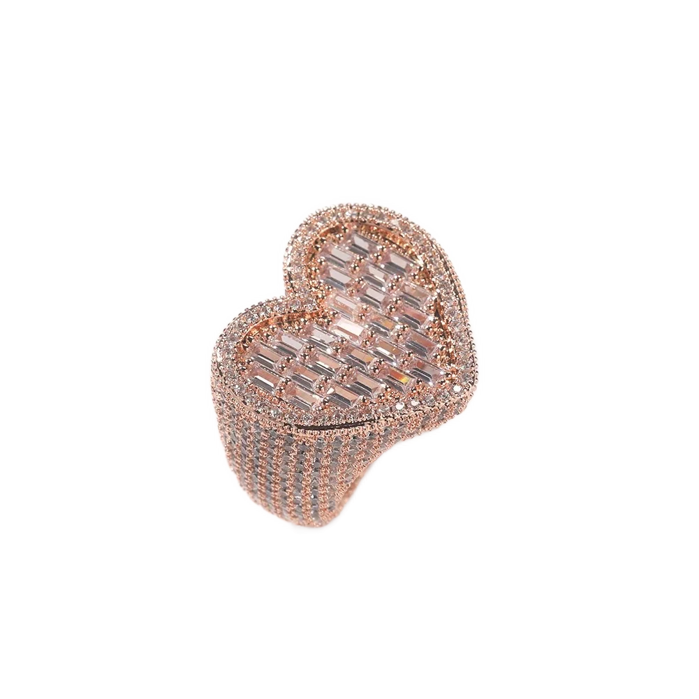 Anello Baguette Heart