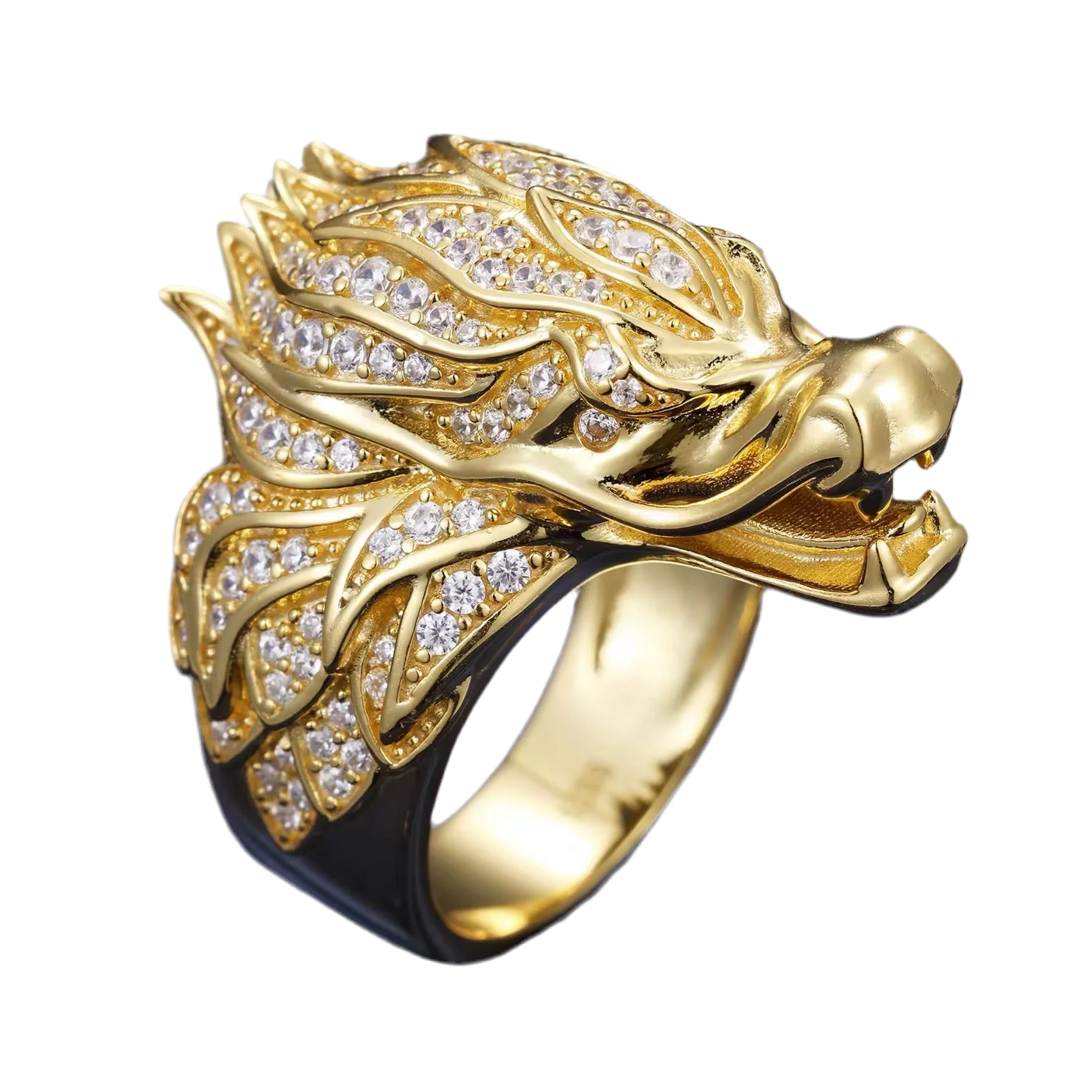 Anello "Dragon" Argento 925 & VVS Moissanite