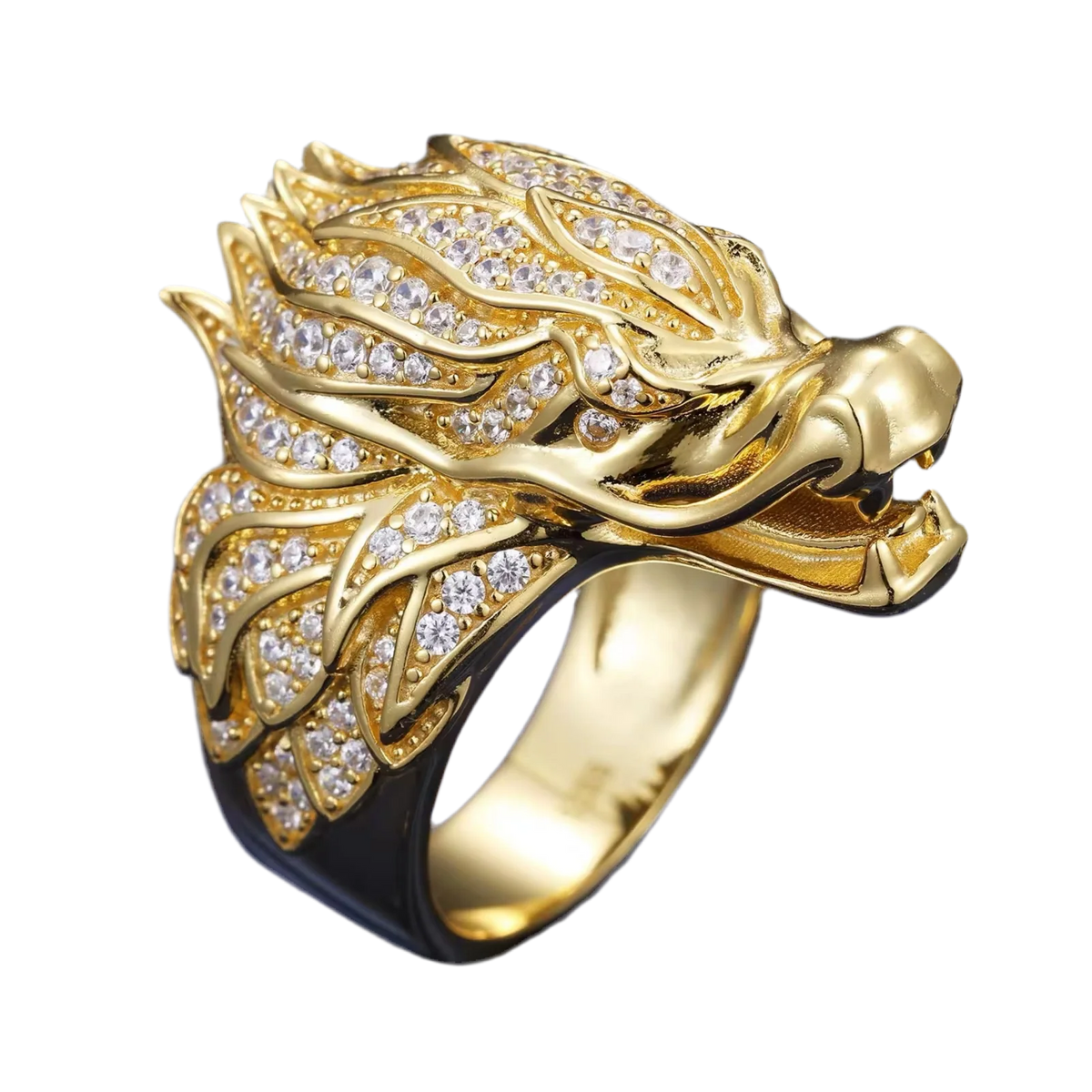 Anello "Dragon" Argento 925 & VVS Moissanite