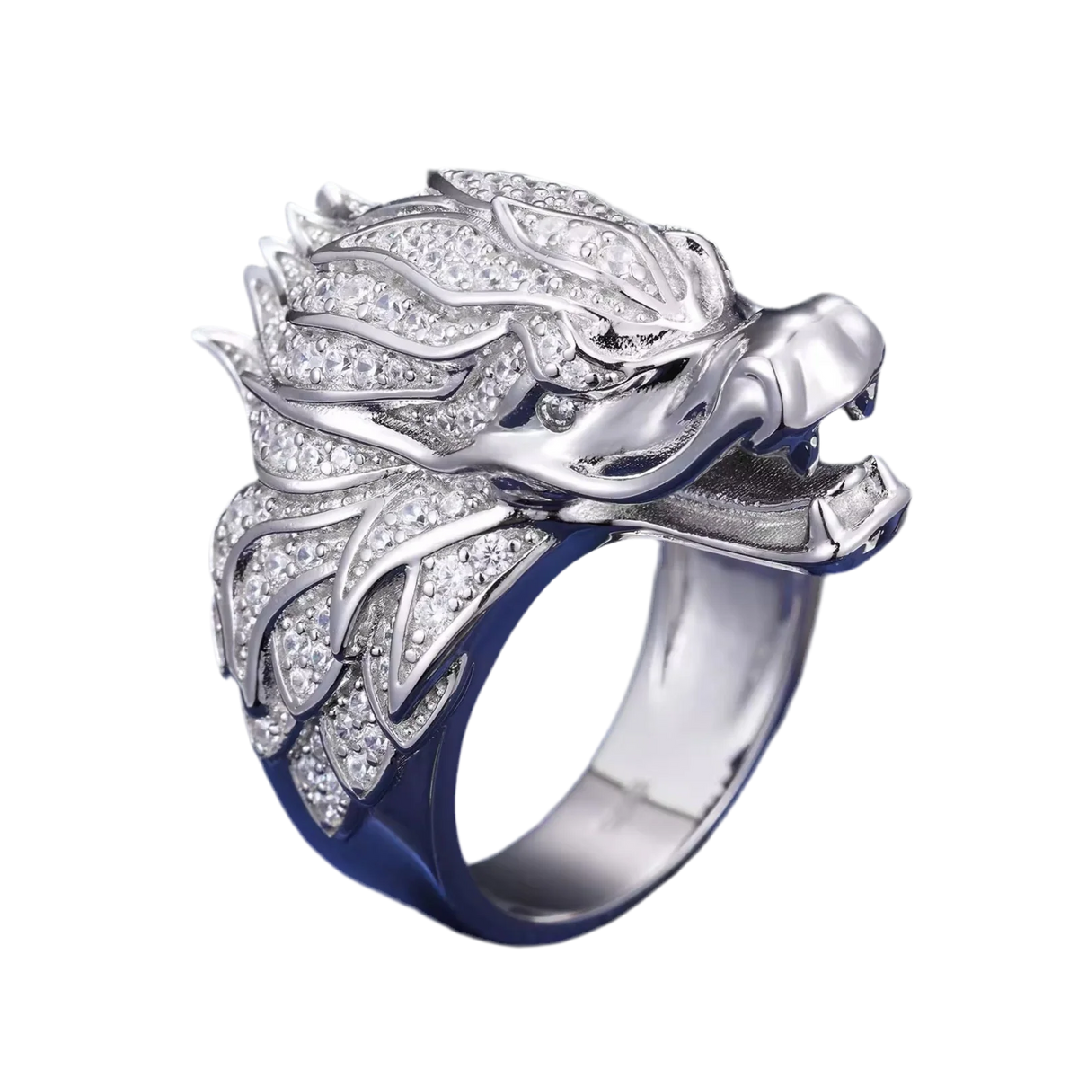 Anello "Dragon" Argento 925 & VVS Moissanite