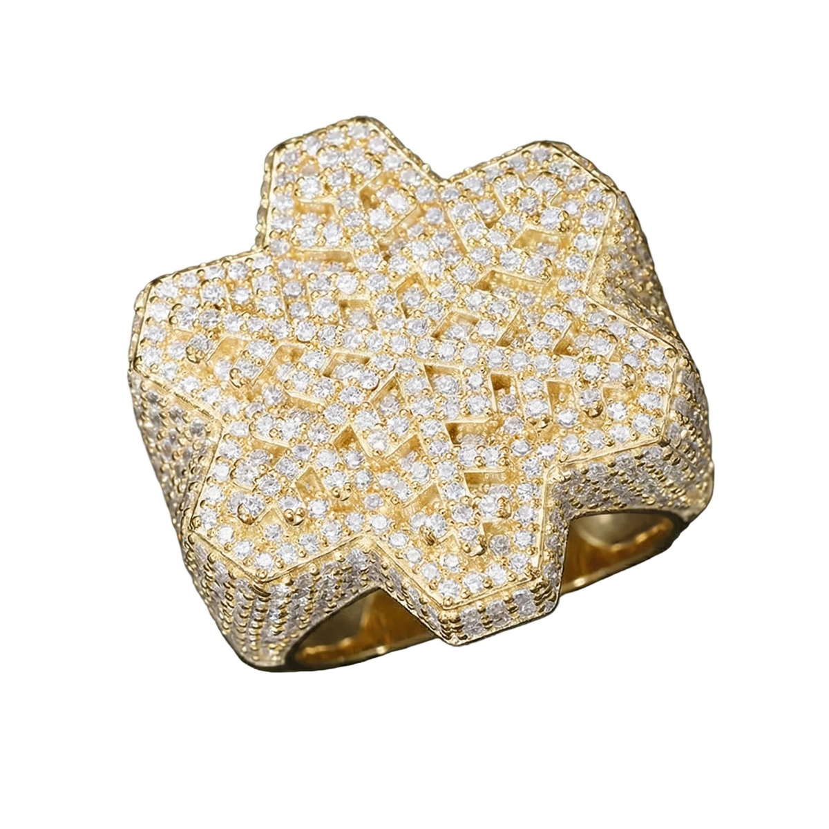 Anello “Snowflake” Argento 925 & VVS Moissanite