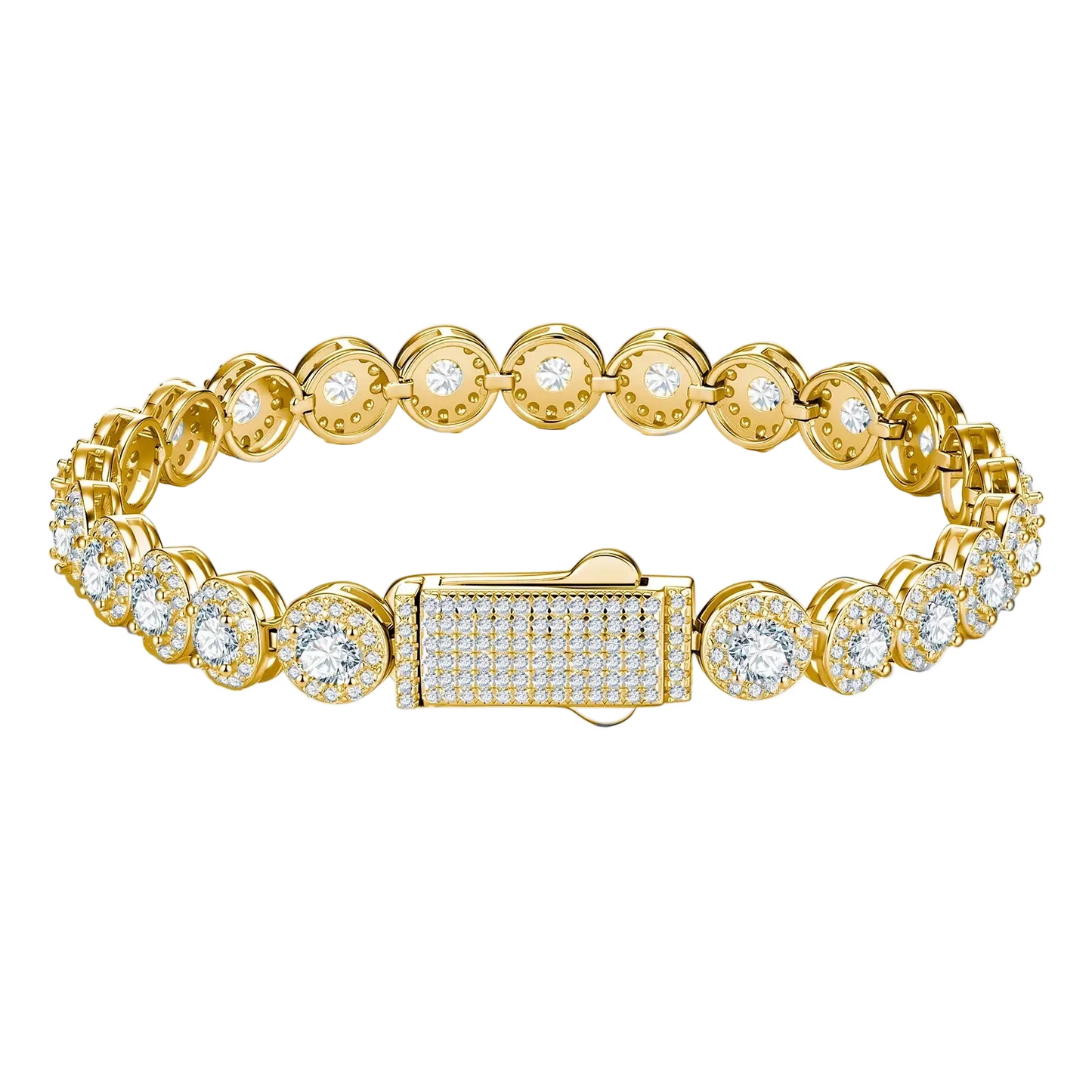 Bracciale "Angel Premium" 7mm Argento 925 & VVS Moissanite