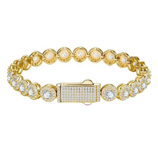 Bracciale "Angel Premium" 7mm Argento 925 & VVS Moissanite