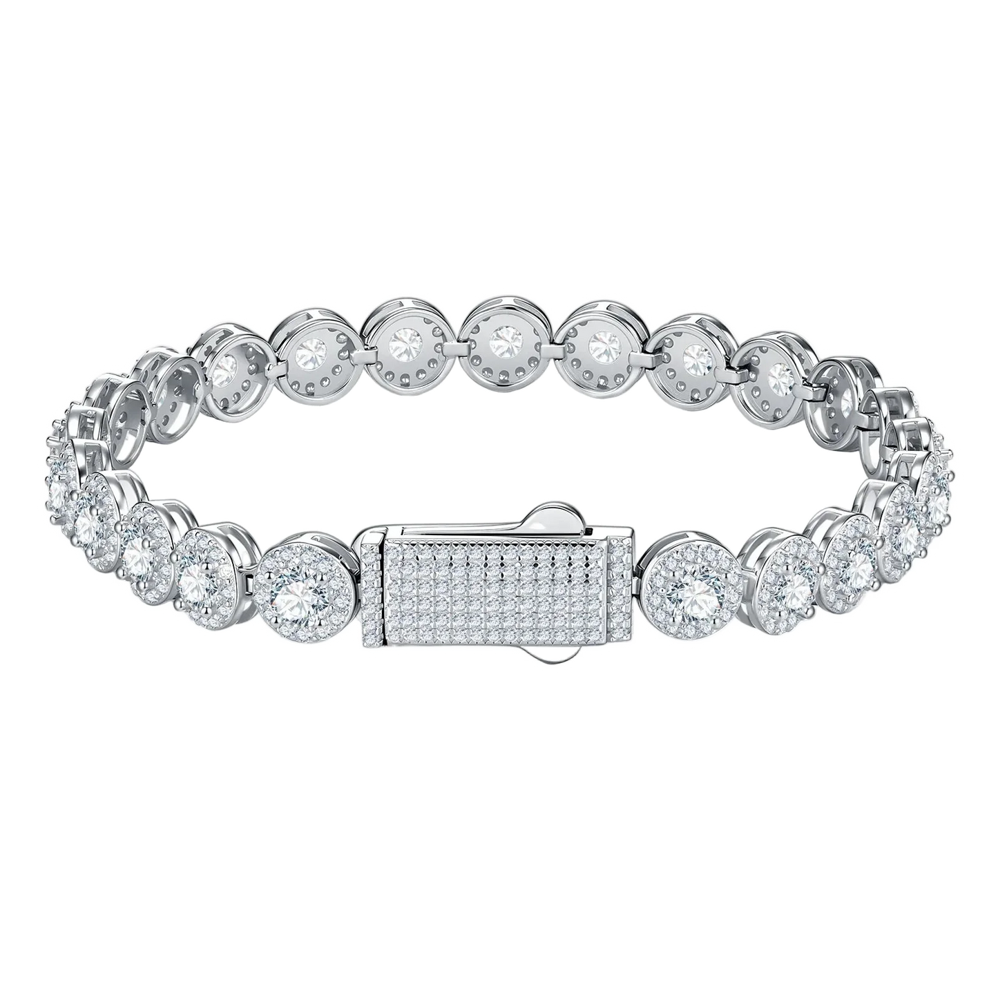Bracciale "Angel Premium" 7mm Argento 925 & VVS Moissanite