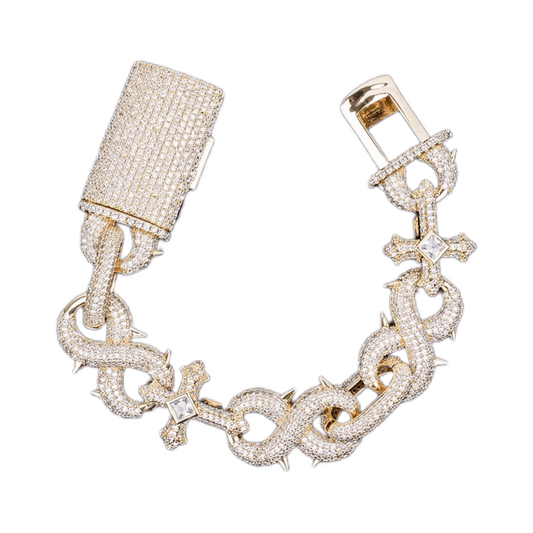 Bracciale “Infinity Cross”