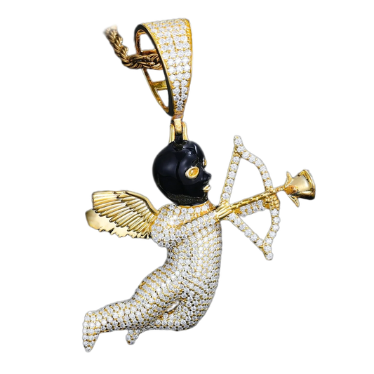 Ciondolo "Cupido" Argento 925 & VVS Moissanite