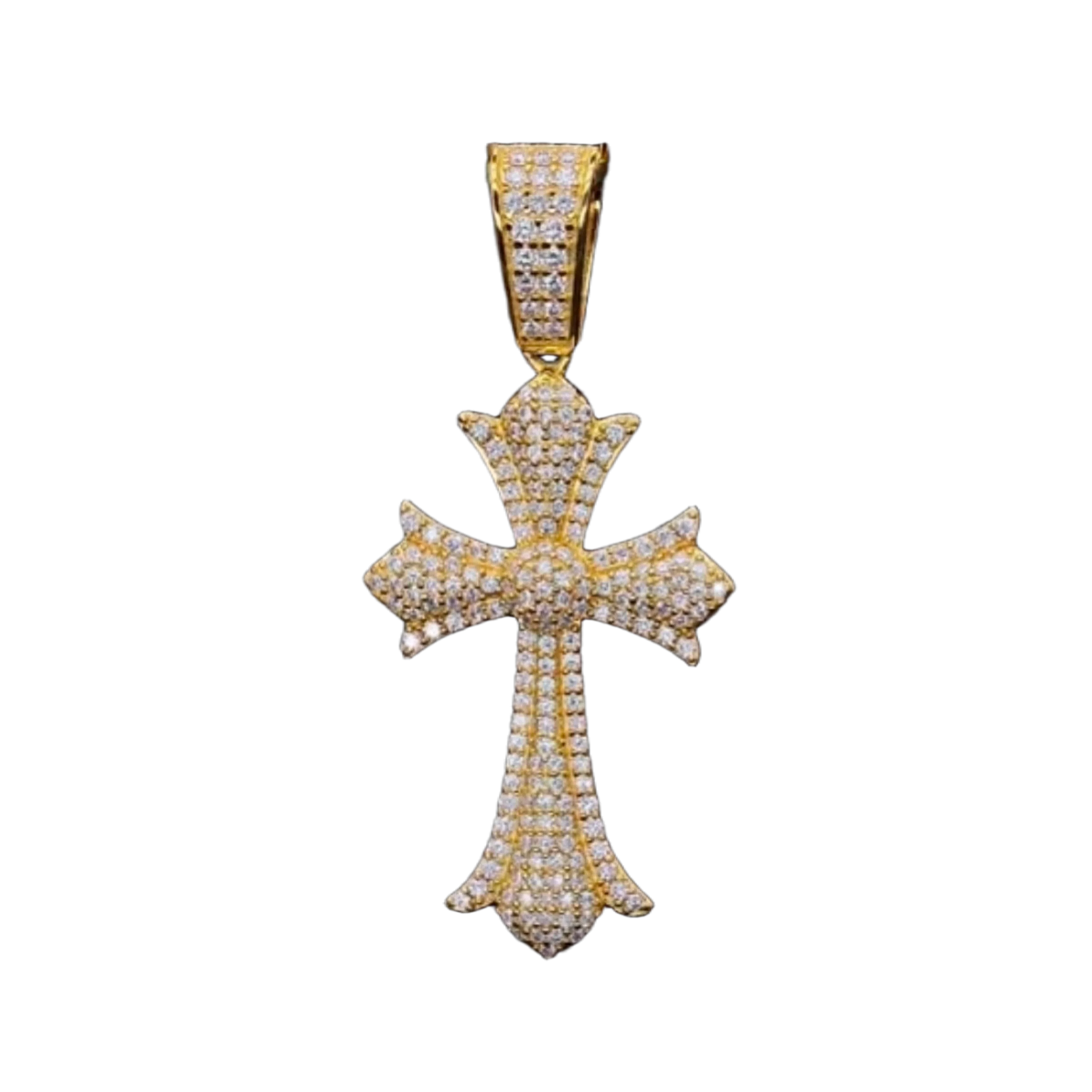 Ciondolo “Royal Cross” Argento 925 & VVS Moissanite