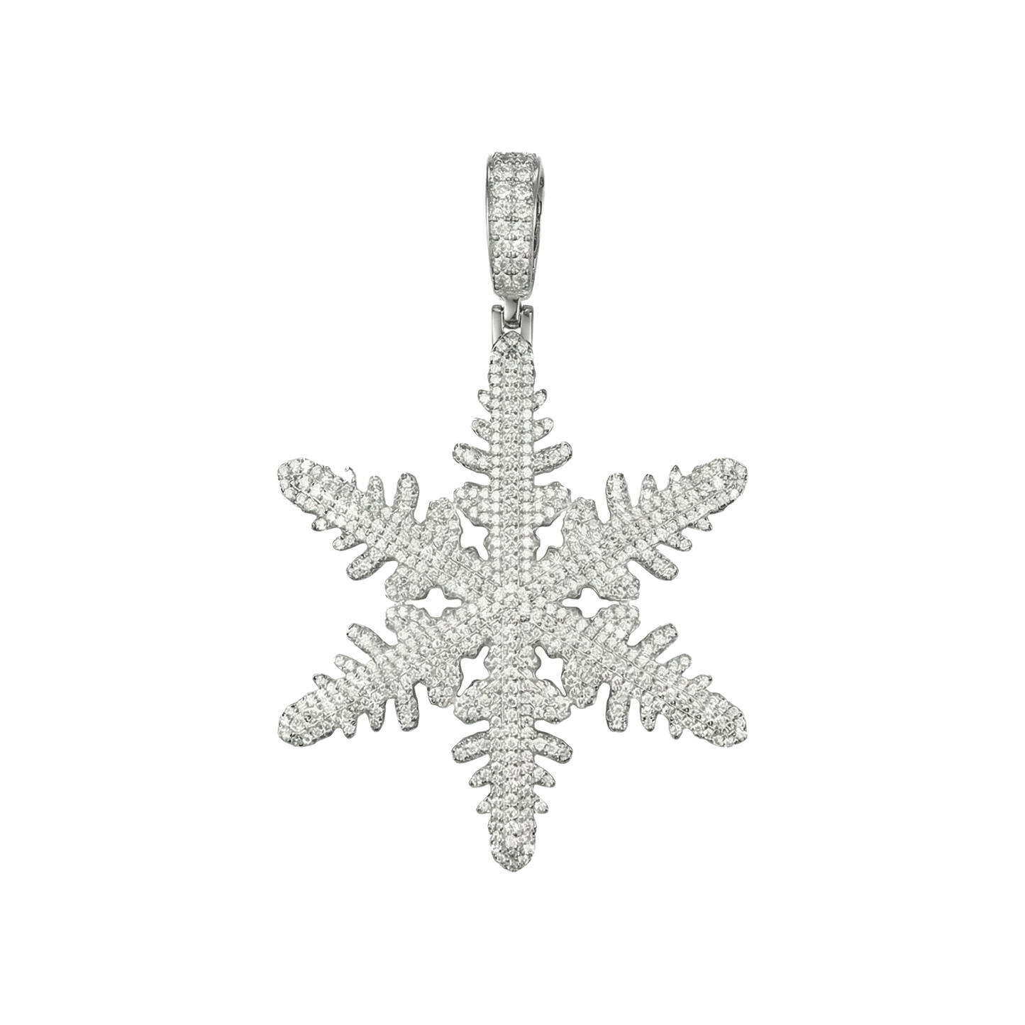 Ciondolo “Snowflake” Argento 925 & VVS Moissanite