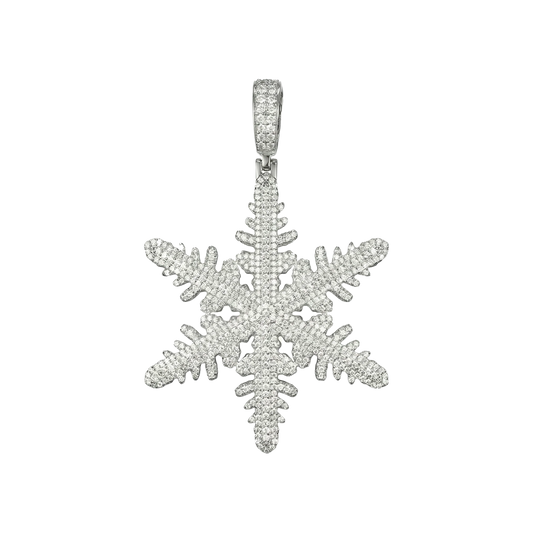 Ciondolo “Snowflake” Argento 925 & VVS Moissanite