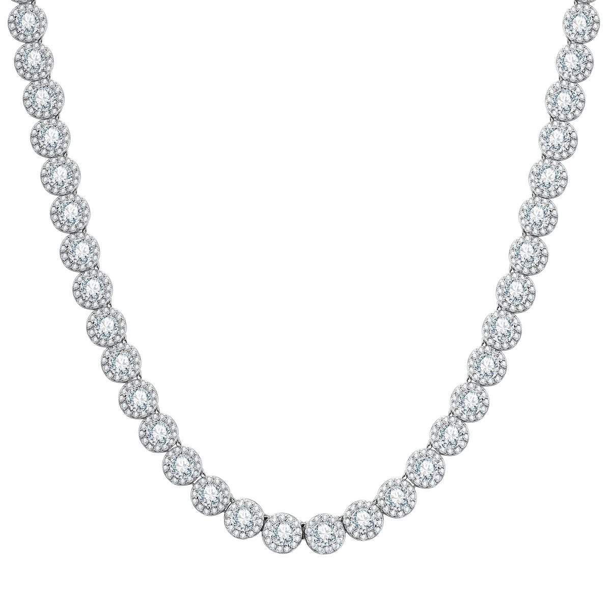 Collana "Angel Premium" 7mm Argento 925 & VVS Moissanite