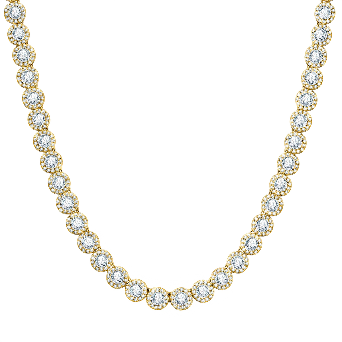 Collana "Angel Premium" 7mm Argento 925 & VVS Moissanite