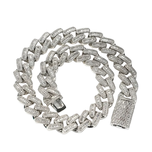 Collana Cuban Baguette