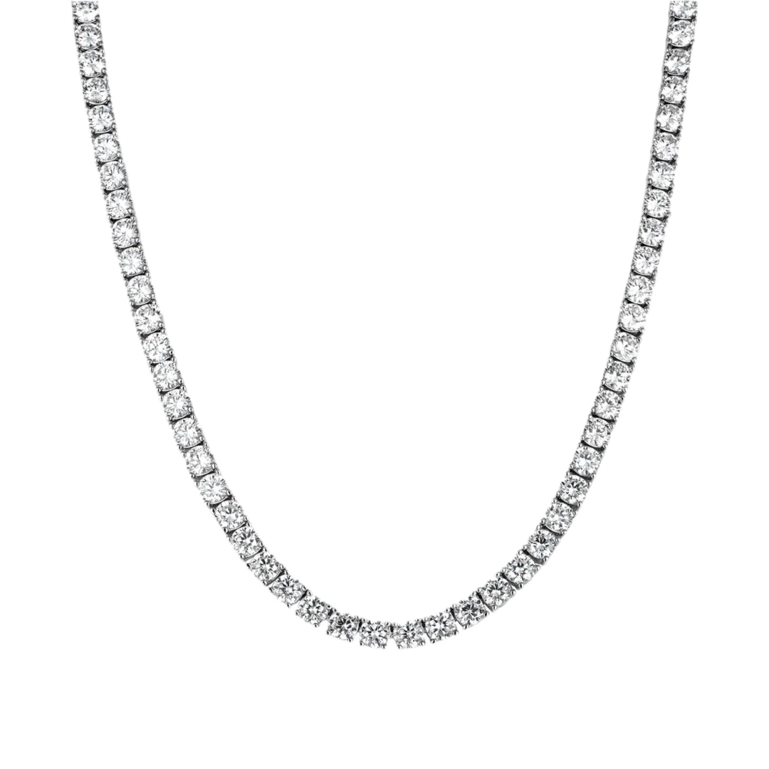 Collana Tennis Argento 925 & VVS Moissanite