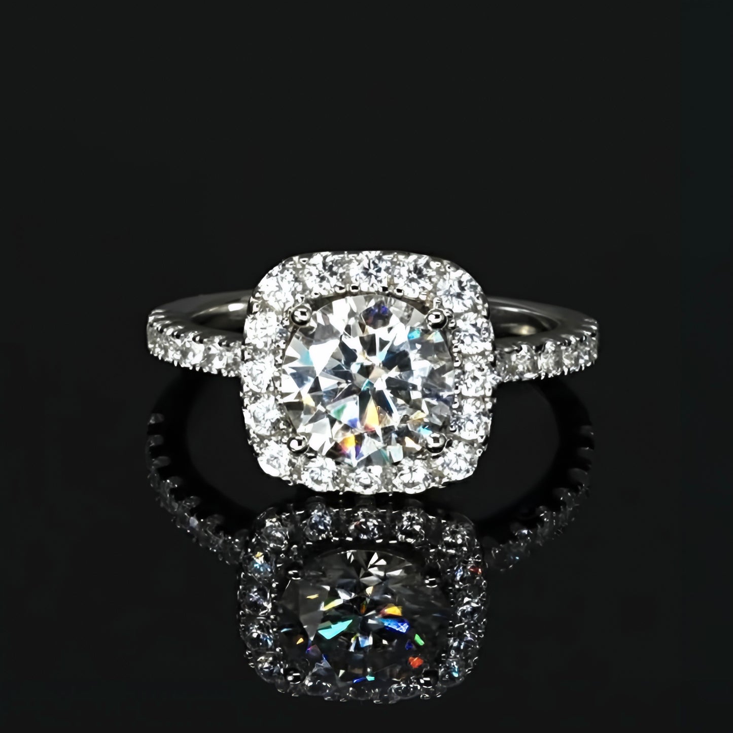 Anello da donna “Eternal Glow” Argento 925 & VVS Moissanite