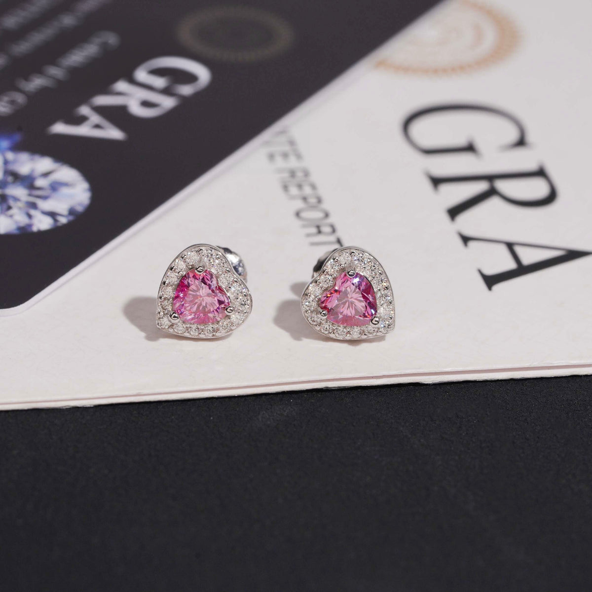 Orecchini "Baddie Heart" Argento 925 & VVS Moissanite