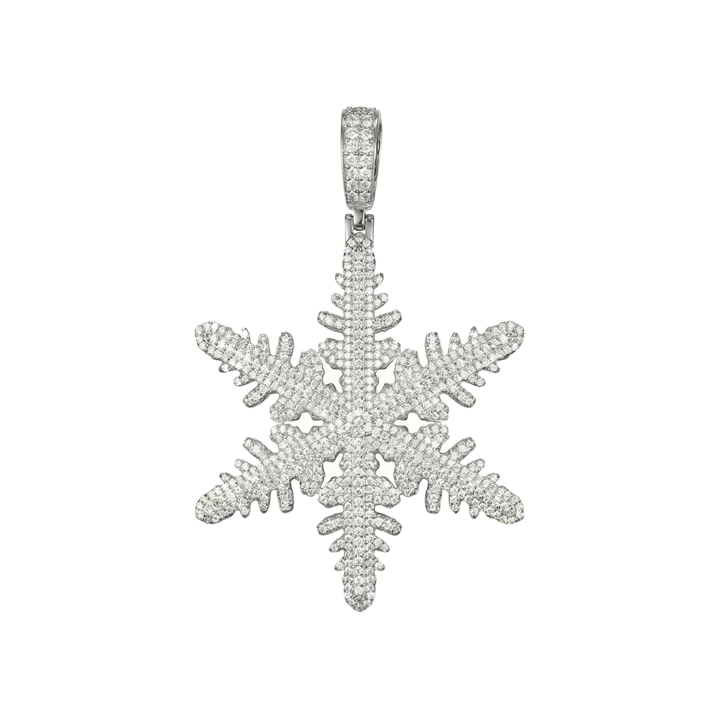 Ciondolo “Snowflake” Argento 925 & VVS Moissanite