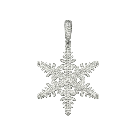 Ciondolo “Snowflake” Argento 925 & VVS Moissanite