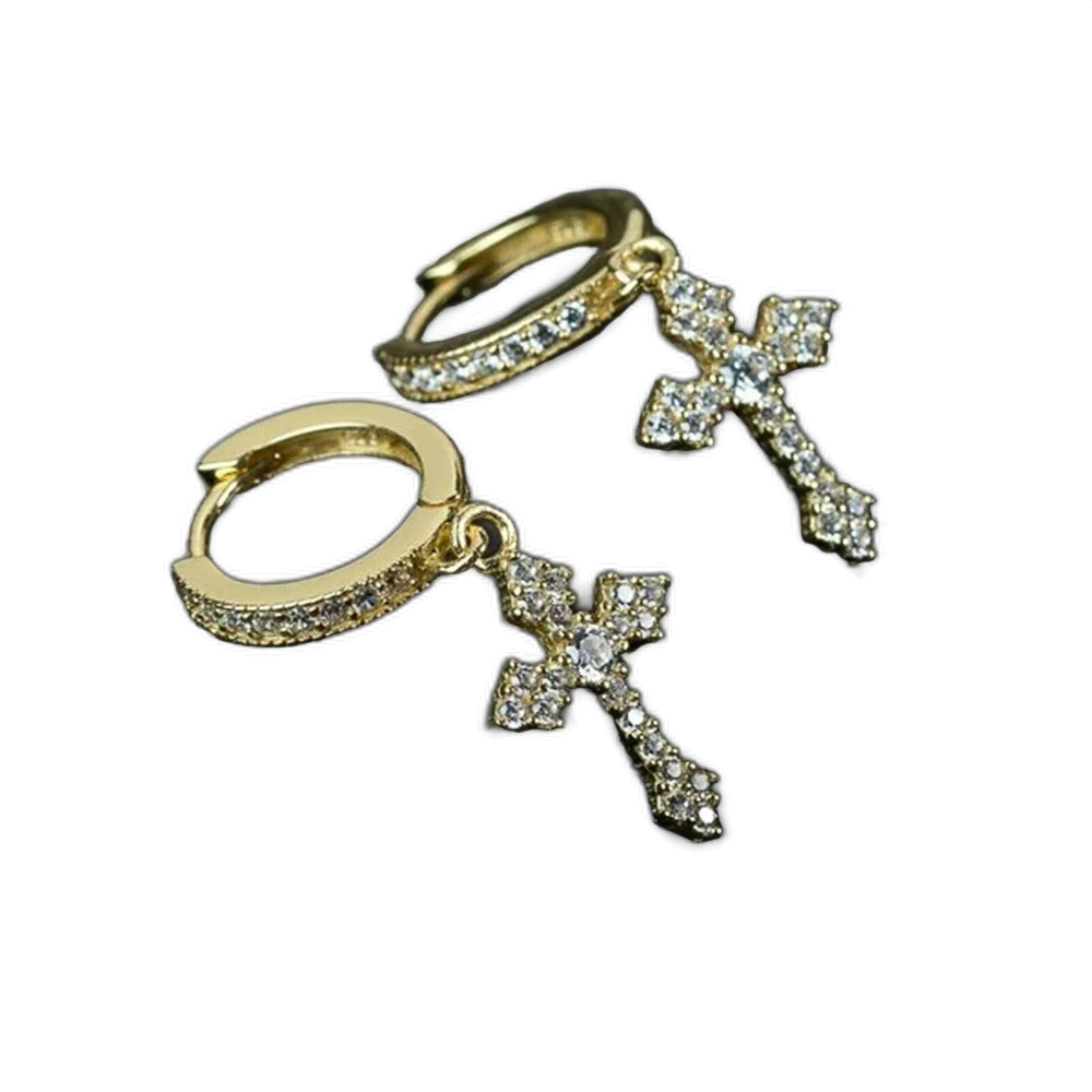 Orecchini "Chrome Cross"