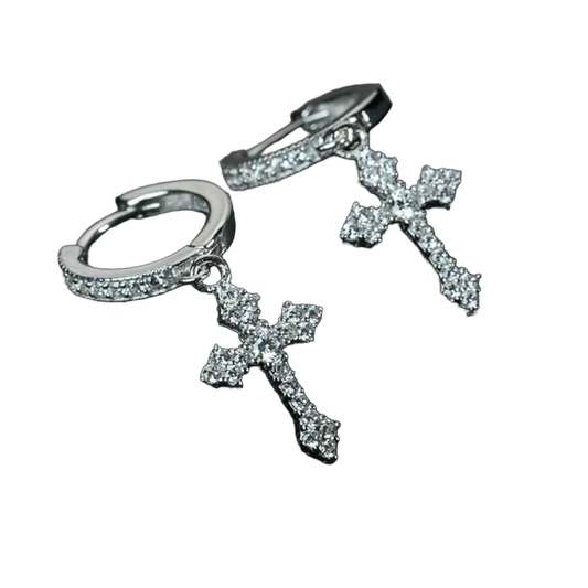 Orecchini "Chrome Cross"