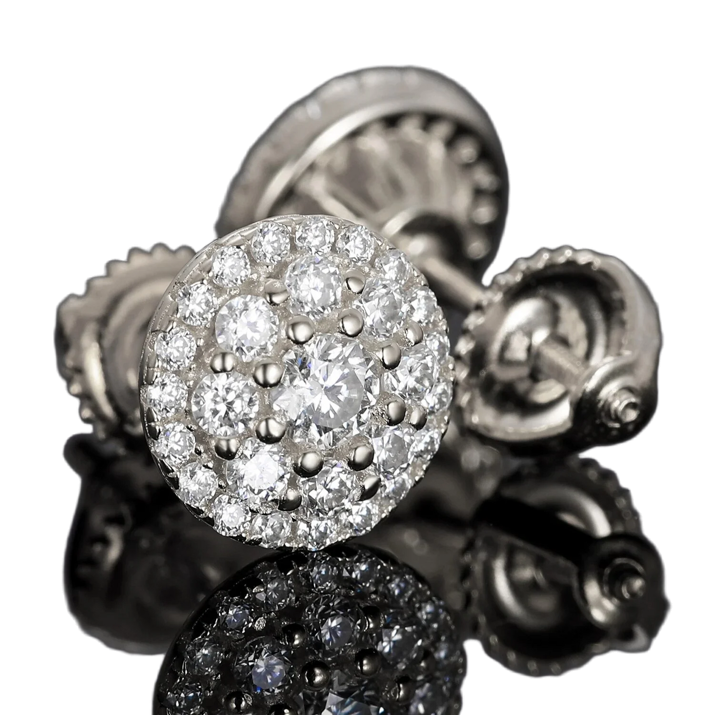 Orecchini “Spiral” Argento 925 & VVS Moissanite