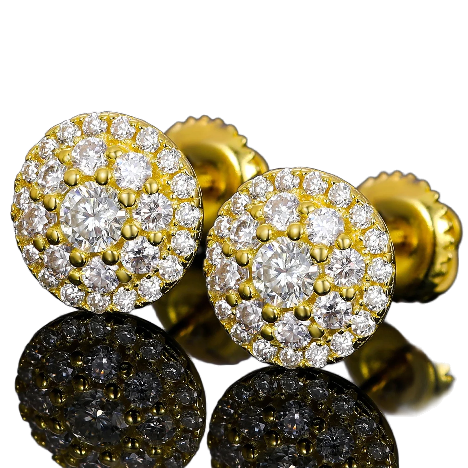 Orecchini “Spiral” Argento 925 & VVS Moissanite