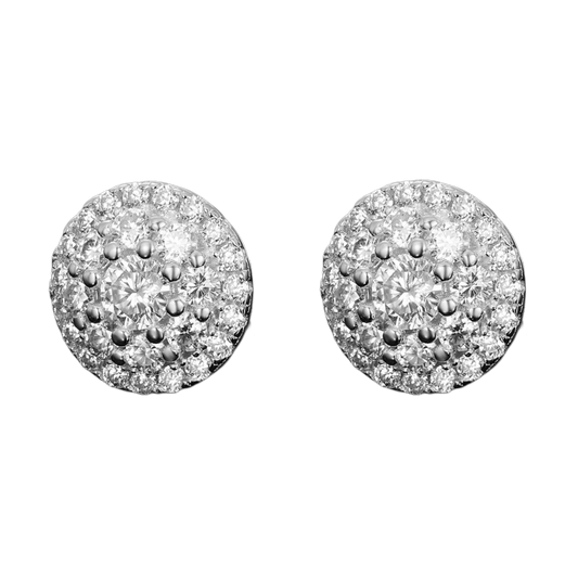 Orecchini “Spiral” Argento 925 & VVS Moissanite