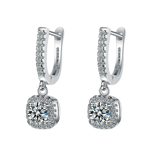 Orecchini "Square Angel" Argento 925 & Zirconi