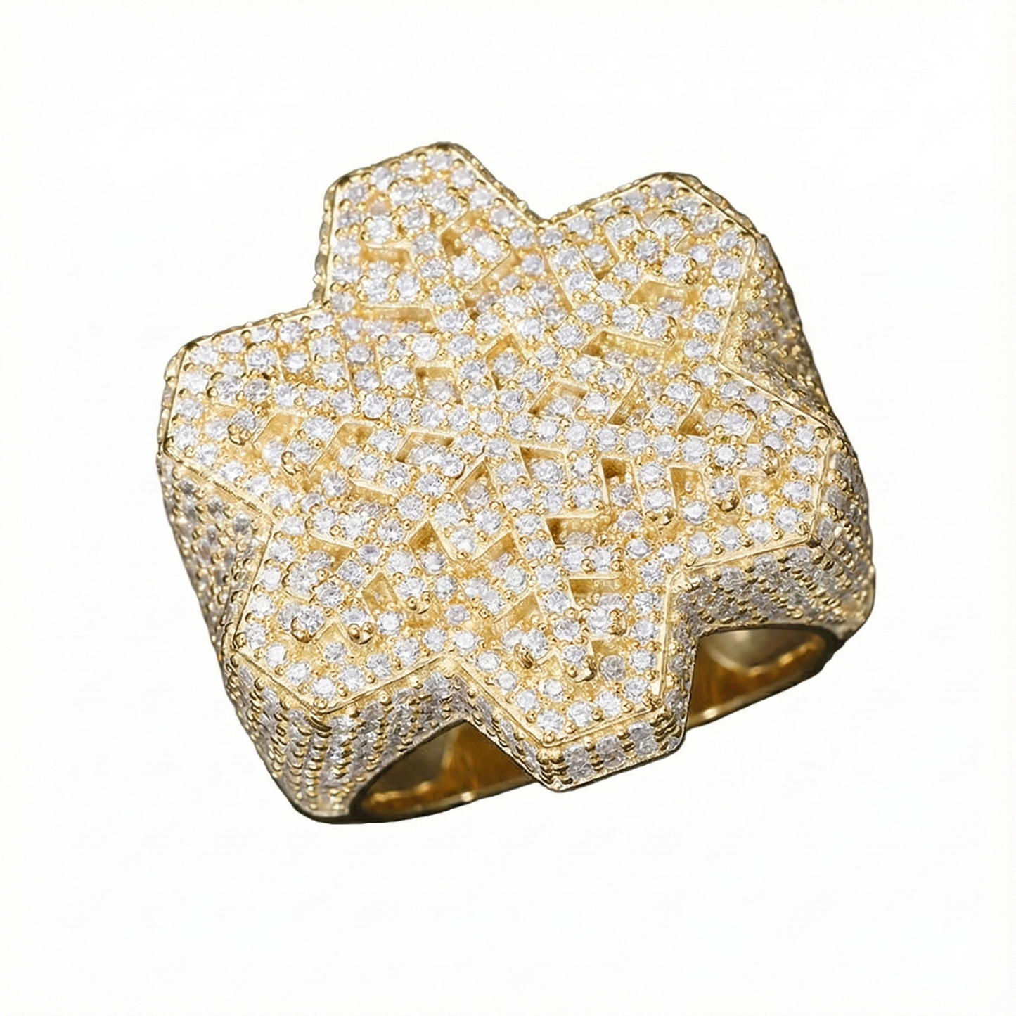 Anello “Snowflake” Argento 925 & VVS Moissanite