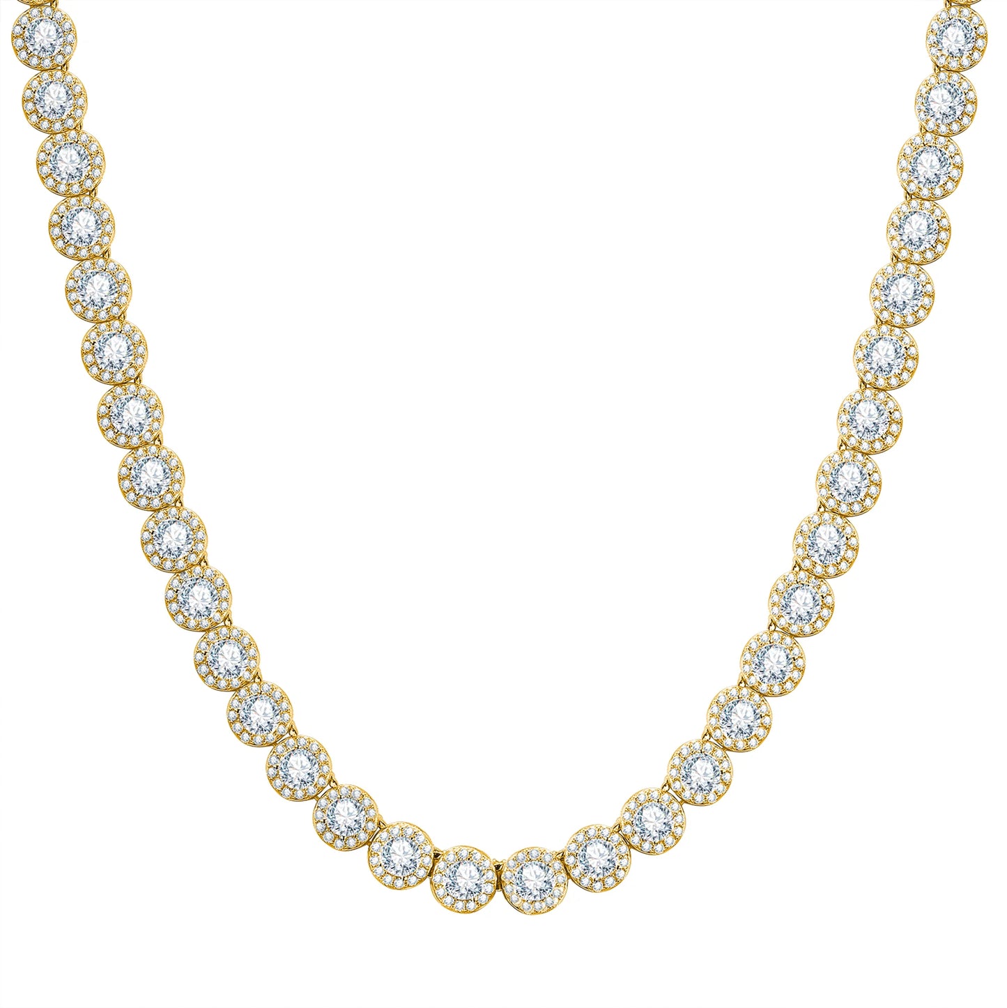 Collana "Angel" 7mm Argento 925 & VVS Moissanite